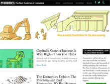 Tablet Screenshot of evonomics.com